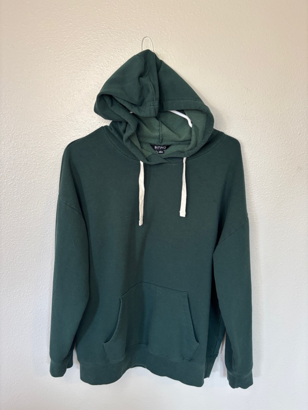 Buffalo David Bitton Forest Green Hooded Pullover Sweatshirt -195sku